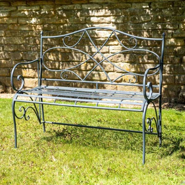 Westminster Bench - L107 x W55 x H96 cm - Grey Stone