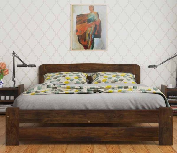 Woodstock King Size Bed Walnut 7 Walnut