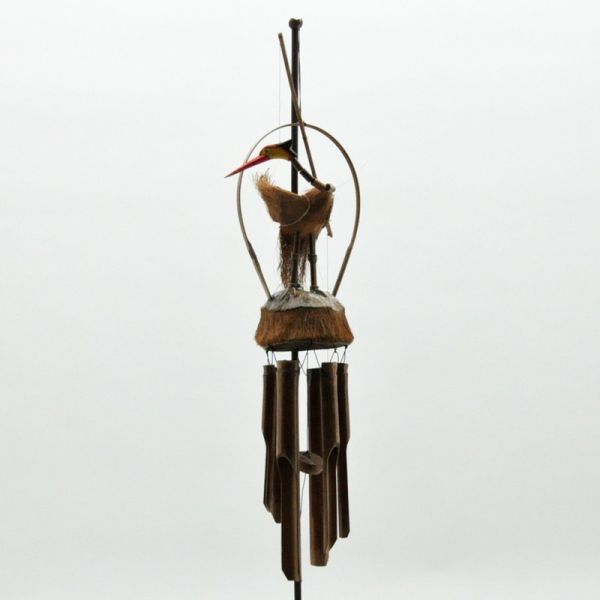 Garden Bird Wind Chime - L17 x W35 x H58 cm