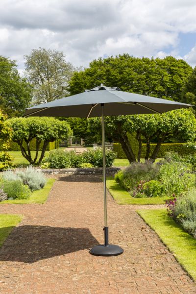 King Parasol Mid Grey 2.7m