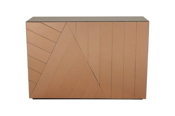 Roza Console - Glass - L41 x W122 x H84 cm - Brown