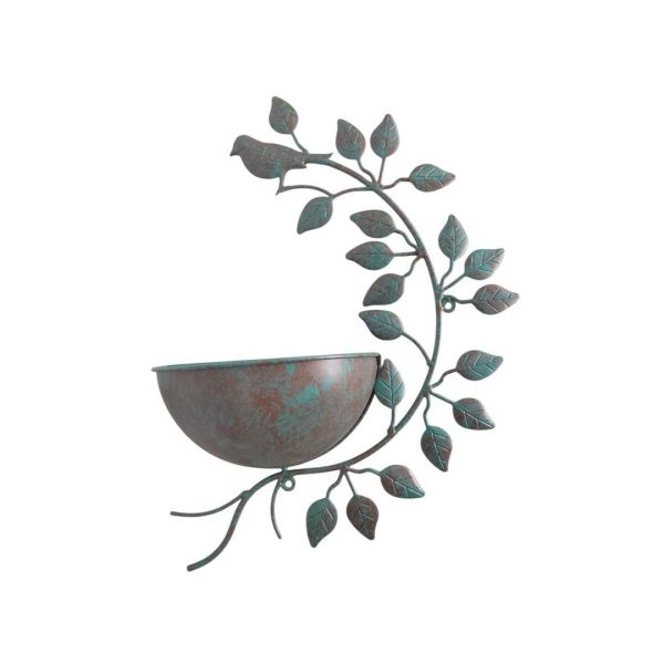 Garden Planter - Metal - L10 x W32 x H42 cm - Green