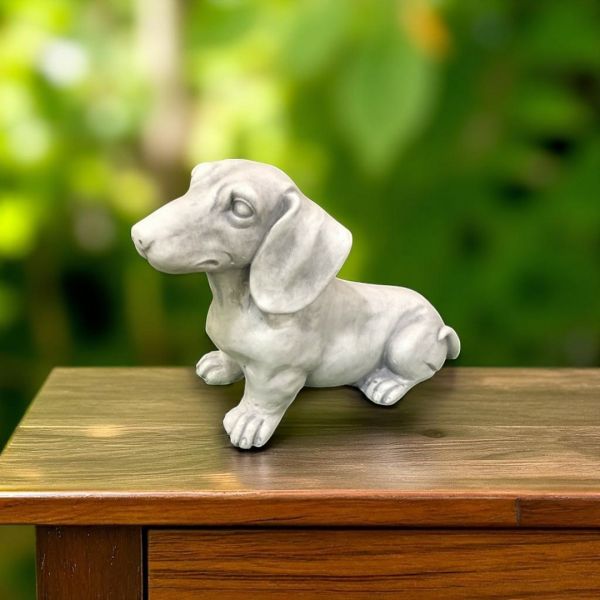 Sitting Dog Ornament - L26 x W17 x H26 cm