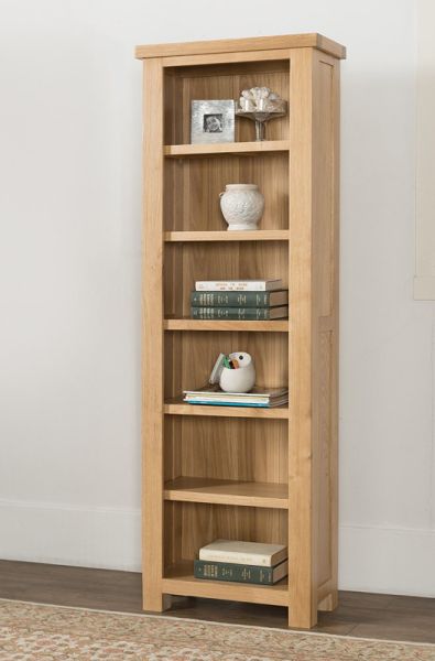 Sienna Slim Bookcase - L30 x W60 x H180 cm