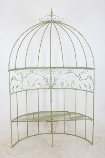 Garden Arbour Bench - L59 x W138 x H217 cm - Stone Grey