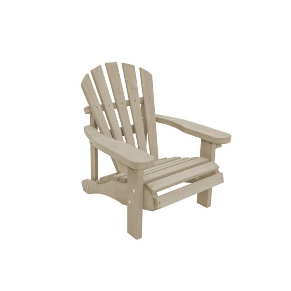 Salcombe Kids Single Seat Garden Chair - Timber - L6 x W5 x H6.1 cm - Natural