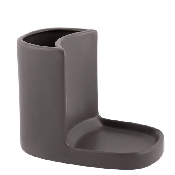 Utility Stand - Stoneware - L11 x W16 x H13 cm - Black