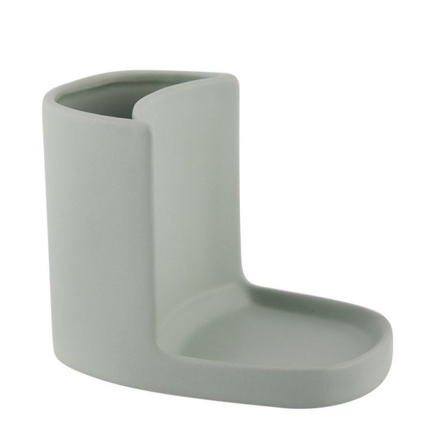 Utility Stand - Stoneware - L11 x W16 x H13 cm - Leaf Green