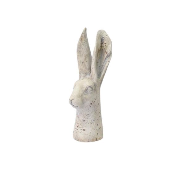 Rabbit Ornament - Resin - L11 x W11 x H29 cm - Cream