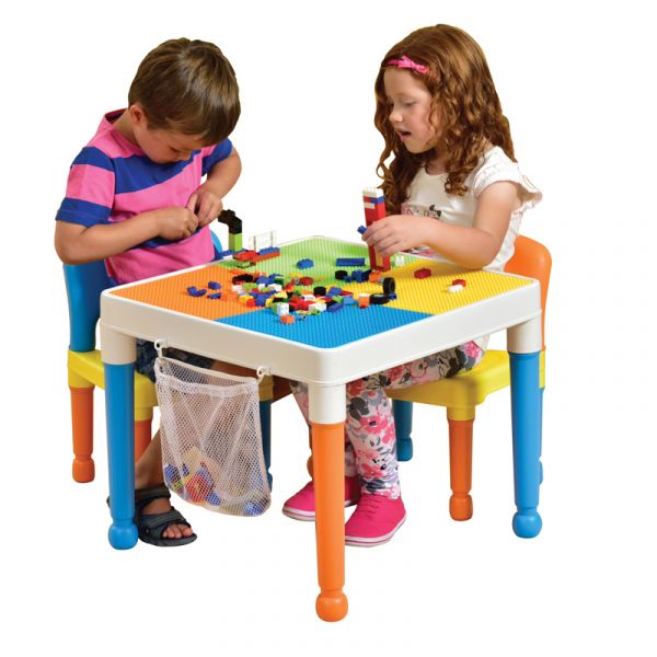 Multipurpose Activity Table & 2 Chairs with storage bag