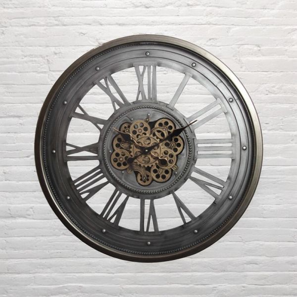 Gear Wall Clock - L5 x W80 x H80 cm