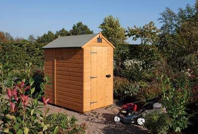 6 x 4 Feet Security Shed - L184 x W139 x H206 cm