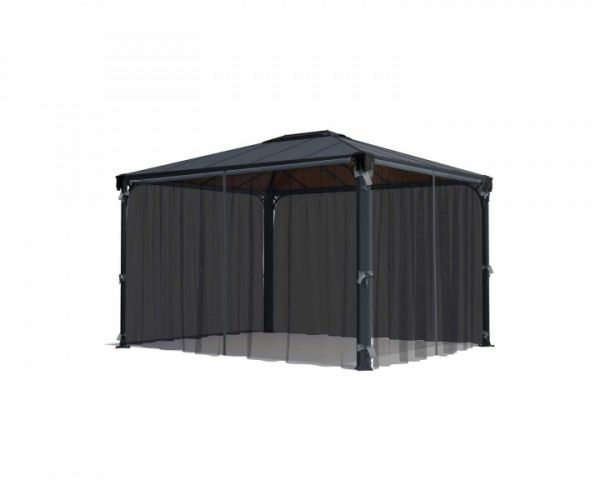 Net Curtain set for Square Gazebo 3X - L366 x W366 x H217 cm (Gazebo Not Included)