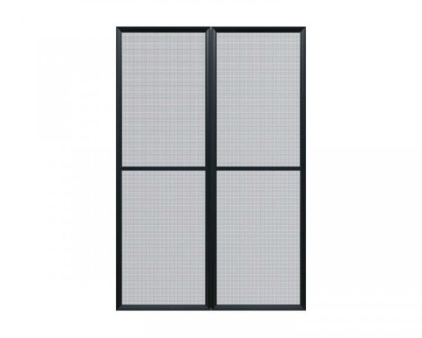Lean To Greenhouse Screen Door Set Ledro/Garda/Sanremo - W137 x H204.8 cm - Grey
