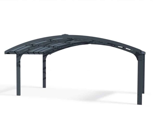 Carport Arizona Breeze Double Wings and Arch - Polycarbonate - L495 x W578 x H273.5 cm