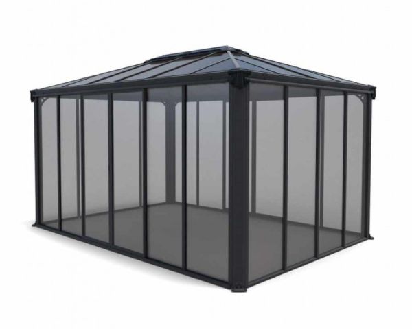 Gazebo Ledro 4300 Closed - Polycarbonate/Acrylic - L430 x W295.5 x H274.5 cm - Grey