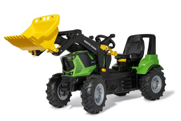 Deutz Agrotron 8280 TTV Tractor with Frontloader and Pneumatic Tyres - L150 x W52.5 x H76 cm