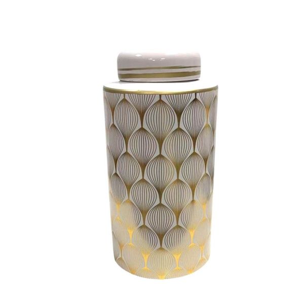 Ginger Jar - Ceramic - L18 x W18 x H36 cm
