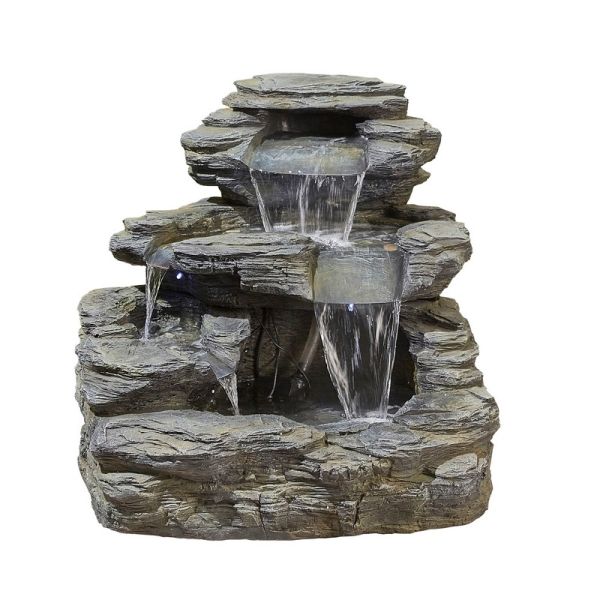 Brecon Falls Water Feature - L8.9 x W8.9 x H61.5 cm