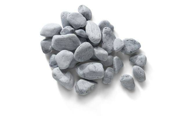 Luna Bulk Bag 850 kg - 30-60 mm Silver/Grey Premium Pebbles - L10 x W10 x H8 cm