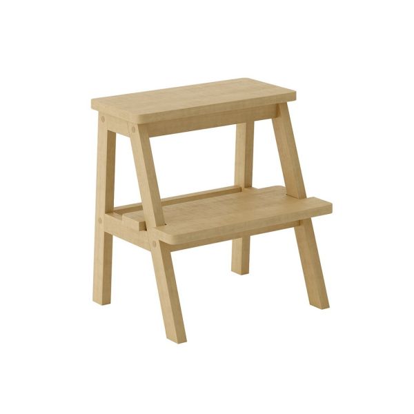 Addie Wash Stool - Pine - L39 x W43 x H45 cm - Grey - Flat Pack