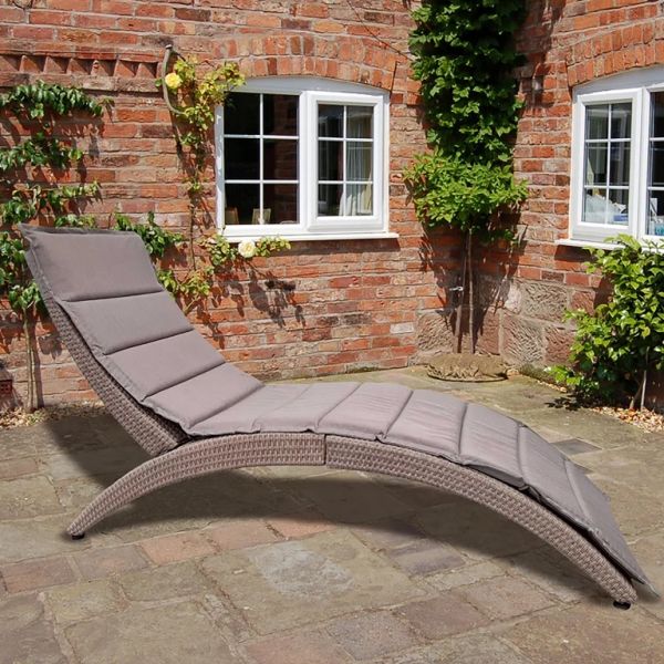 Albany Lounger - Natural Weave - L162 x W64 x H96 cm