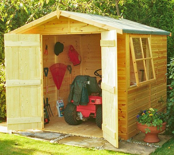 7 x 7 Feet Alderney Shiplap Garden Shed