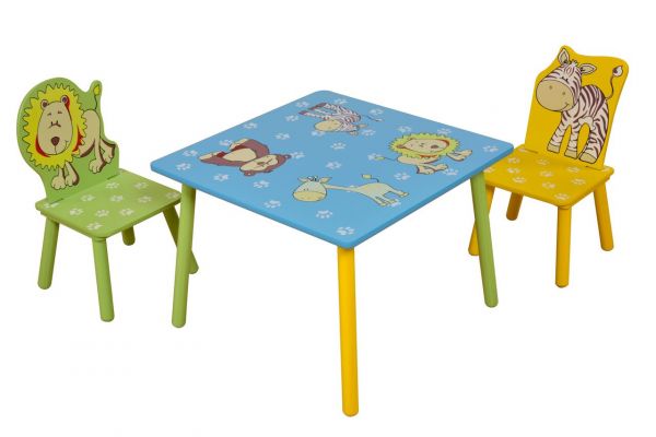 Animal Table & 2 Chairs Set 