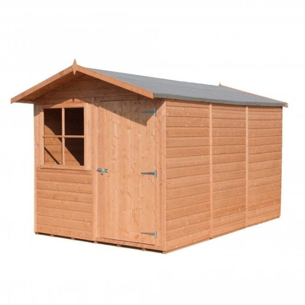 7 x 10 Feet Baracca Dip Treated Shed Single Door with One Opening Window