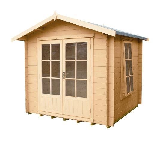Barnsdale Log Cabin Home Office Garden Room Approx 9 x 9 Feet