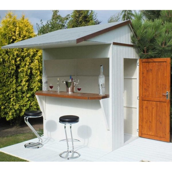 6 x 4 Feet Single Door Garden Bar and Store