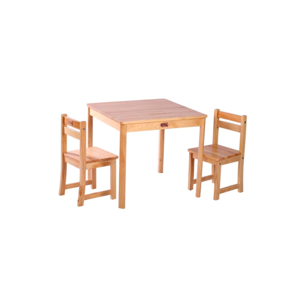BOSS Children's Table & Chair Set - Natural