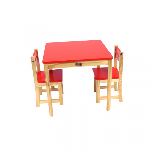 BOSS Children's Table & Chair Set - Red