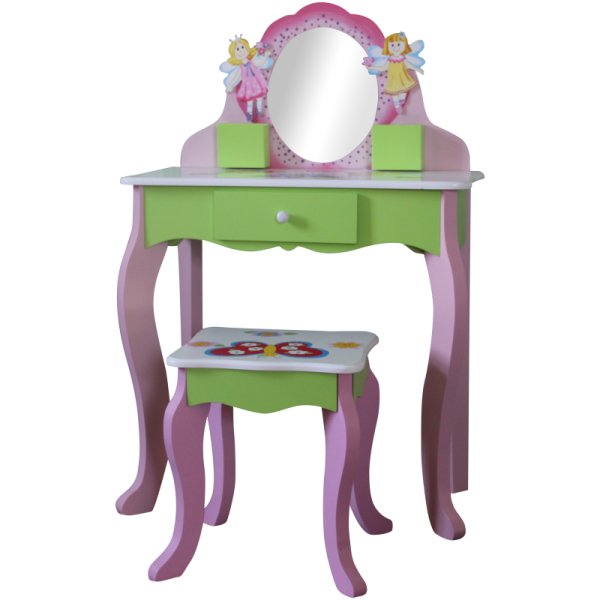Butterfly Dressing Table With Stool