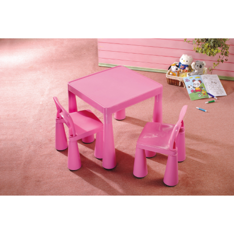 Pink Table and Chairs Set