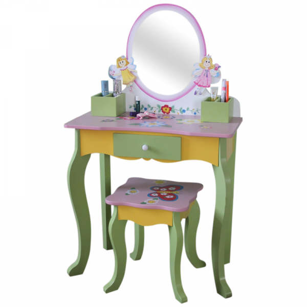 Fairy Dressing Table And Stool (Oval)