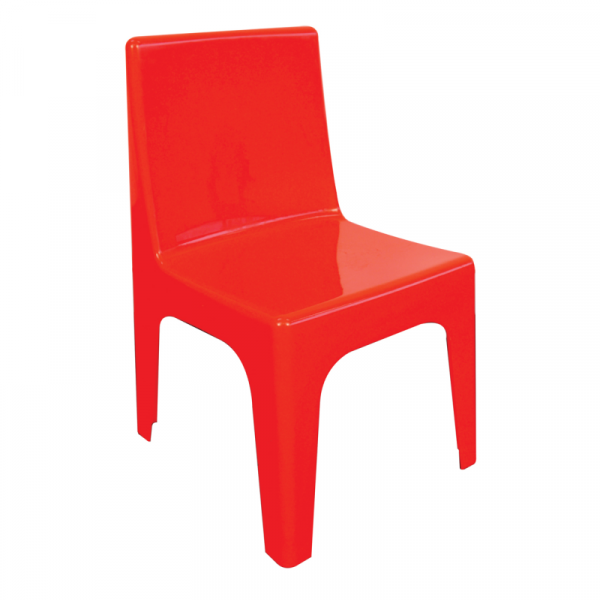 Set of 4 Kids Chairs - Red