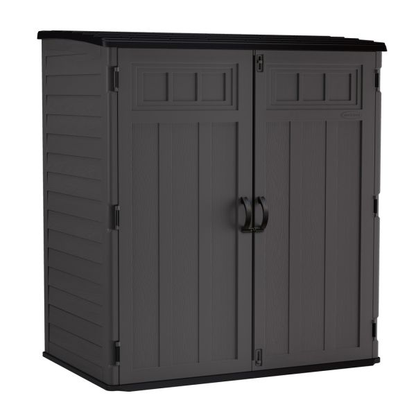 Hamilton XL Storage Cabinet - Resin - L112 x W179 x H197 cm - Peppercorn Grey