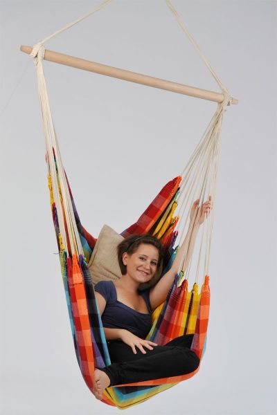 Brasil Rainbow Hammock Hanging Chair