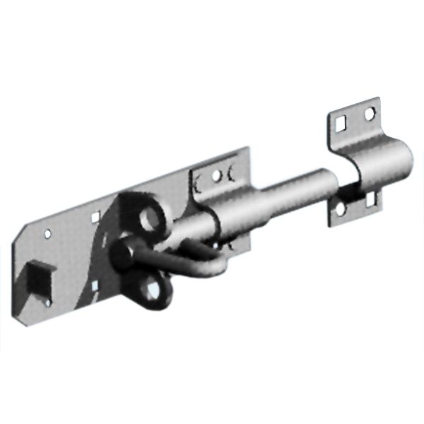 6 inch Brenton Sliding Bolt, Pad Lockable, Fits All Gates - Galvanised