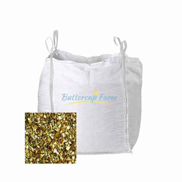 Golden Gravel - Premium Decorative Stone - Aggregate Bulk Bag - 850 Kilos