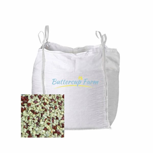 20mm Strawberry & Cream Decorative Stone - Premium Aggregate Bulk Bag - 850 Kilos