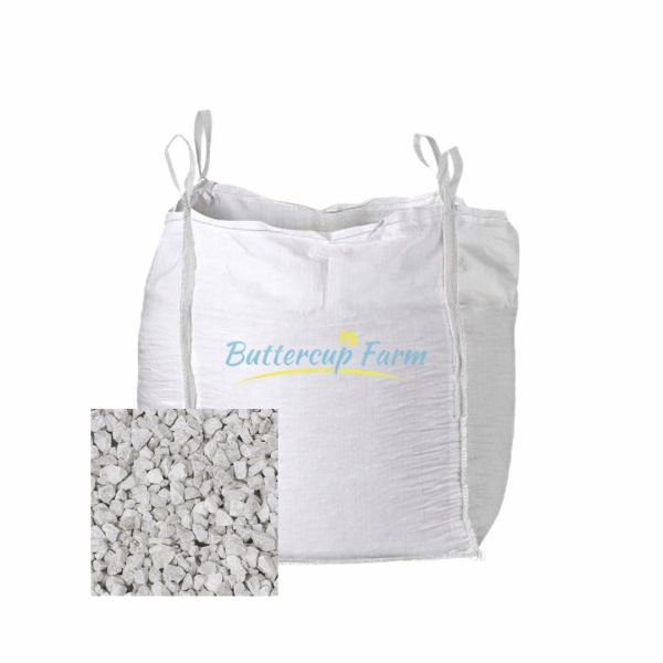 York Grey 10mm Limestone - Decorative Stones - Premium Aggregate Bulk Bag - 850 Kilos