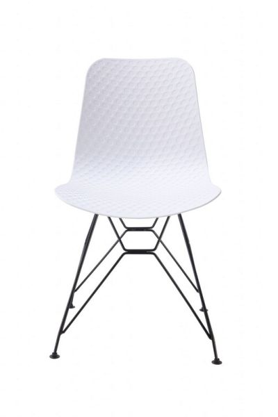 Celle Chairs (Pack of 4) - Plastic - L46 x W45.5 x H79.5 cm - White