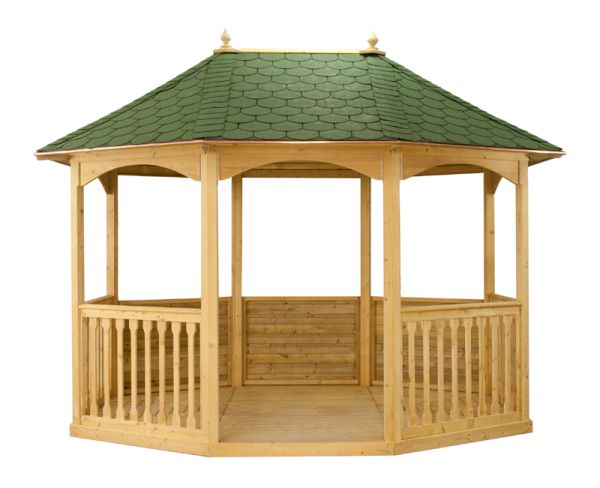 Brompton Tiled Pavilion Gazebo (Large) - L370 x W270 x H310 cm