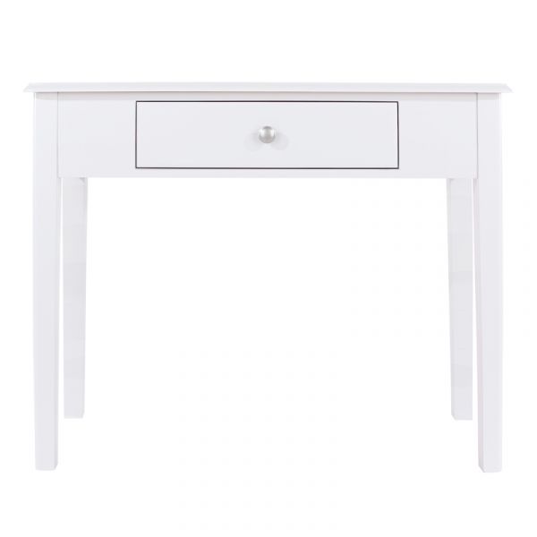 Highland Home CB Assembled White Painted Console Dressing Table