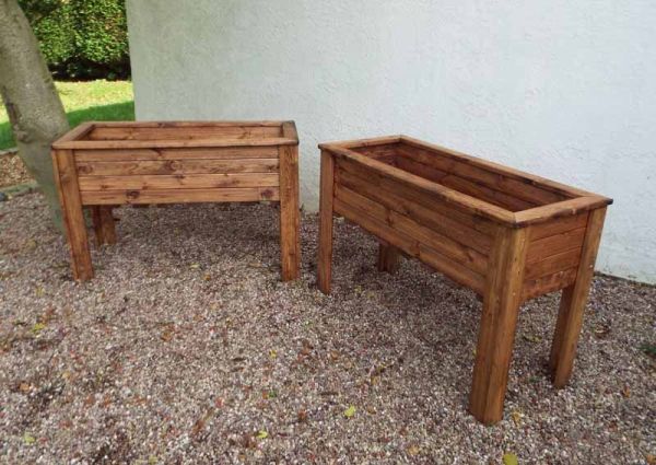 Wiltshire (Raised) 2pc Large Trough Set - W109 x D41 x H1 - Fully Assembled