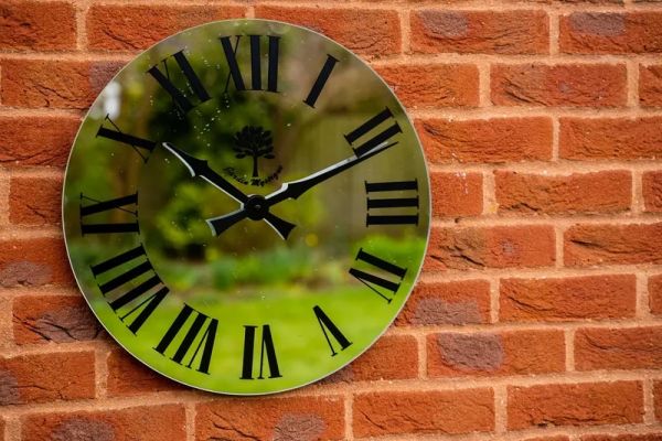 The Mirror Outdoor Clock - L50 x W3.9 x H50 cm