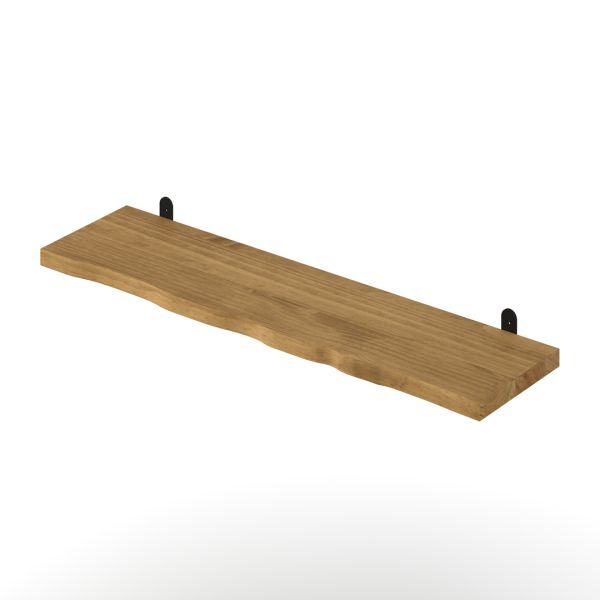 Chunky Live Edge Shelf with