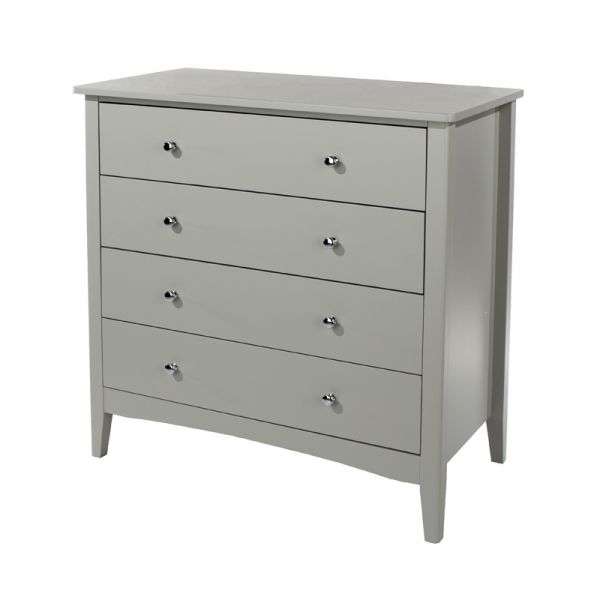 Como Grey Painted 4 Drawer Chest